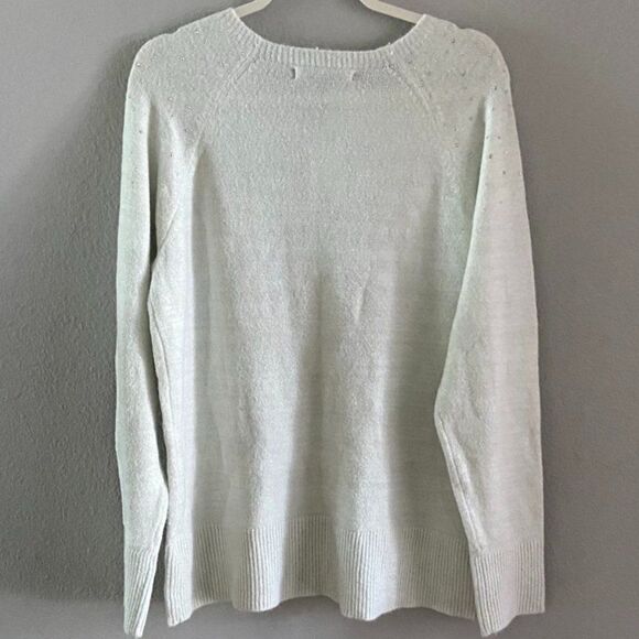NWT APT.9 White soft cozy sweater Crew Neck Long sleeve Size XXL - Picture 6 of 12